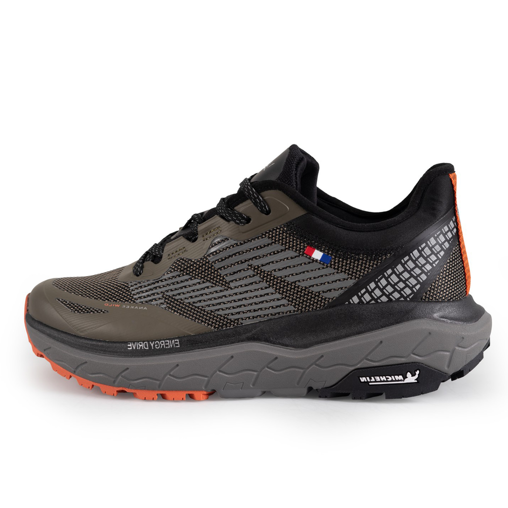 Zapatilla Trail Running Khaki Negro AW05