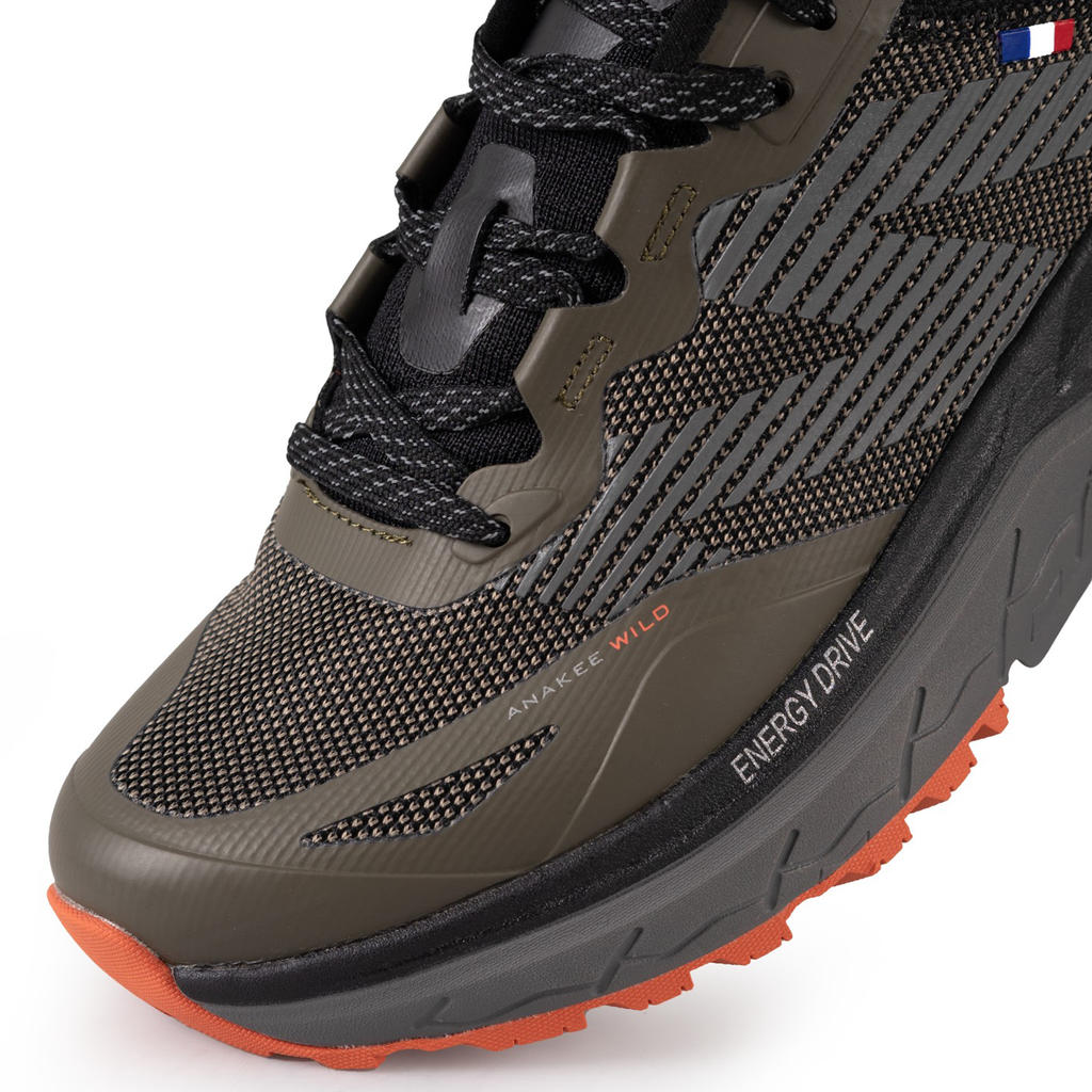 Zapatilla Trail Running Khaki Negro AW05