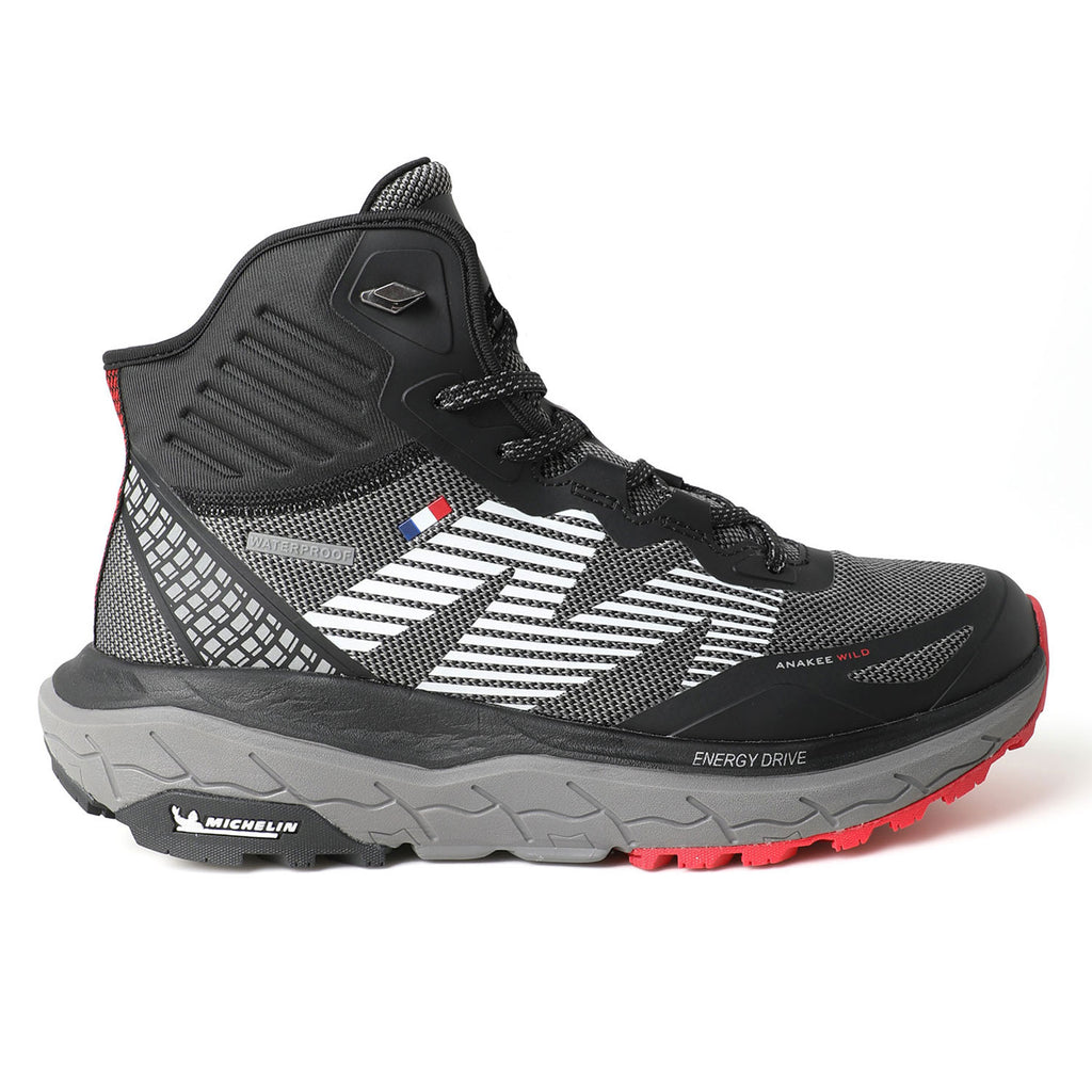 Zapatilla Trail Running Negro Rojo AW06