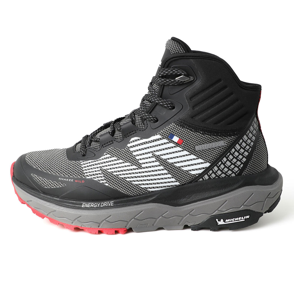 Zapatilla Trail Running Negro Rojo AW06