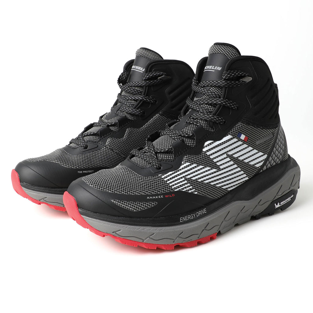 Zapatilla Trail Running Negro Rojo AW06