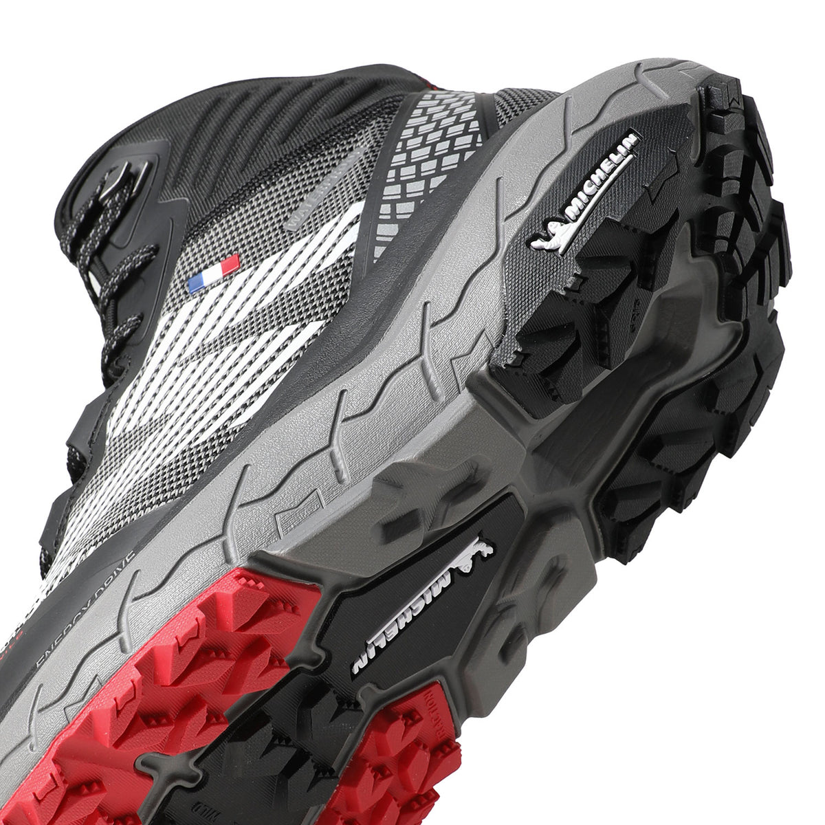 Zapatilla Trail Running Negro Rojo AW06