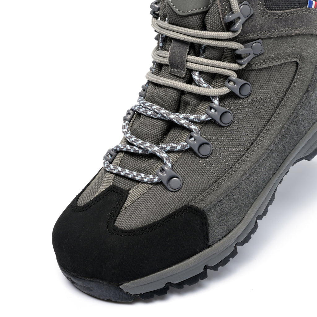 Botas Outdoor Waterproof Gris Oscuro Celeste LX13