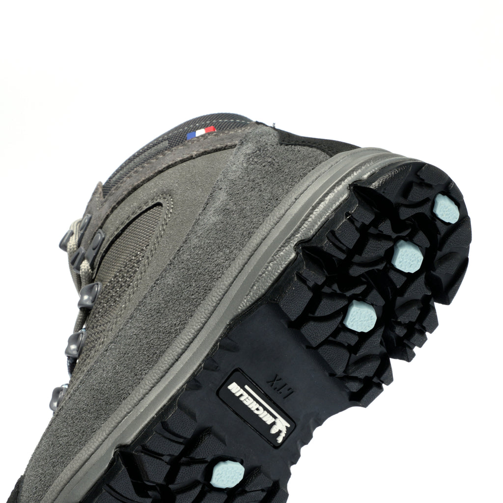 Botas Outdoor Waterproof Gris Oscuro Celeste LX13
