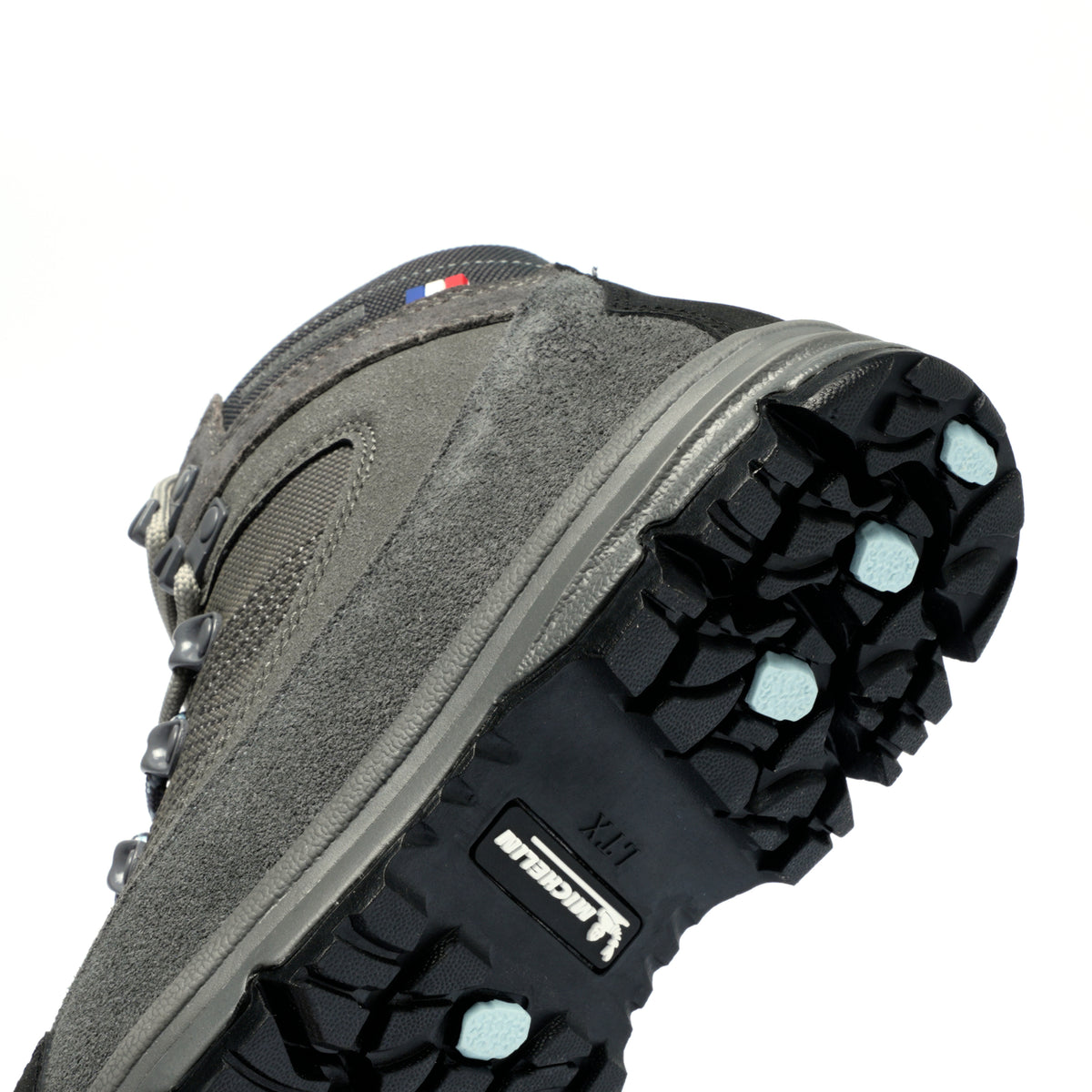 Botas Outdoor Waterproof Gris Oscuro Celeste LX13